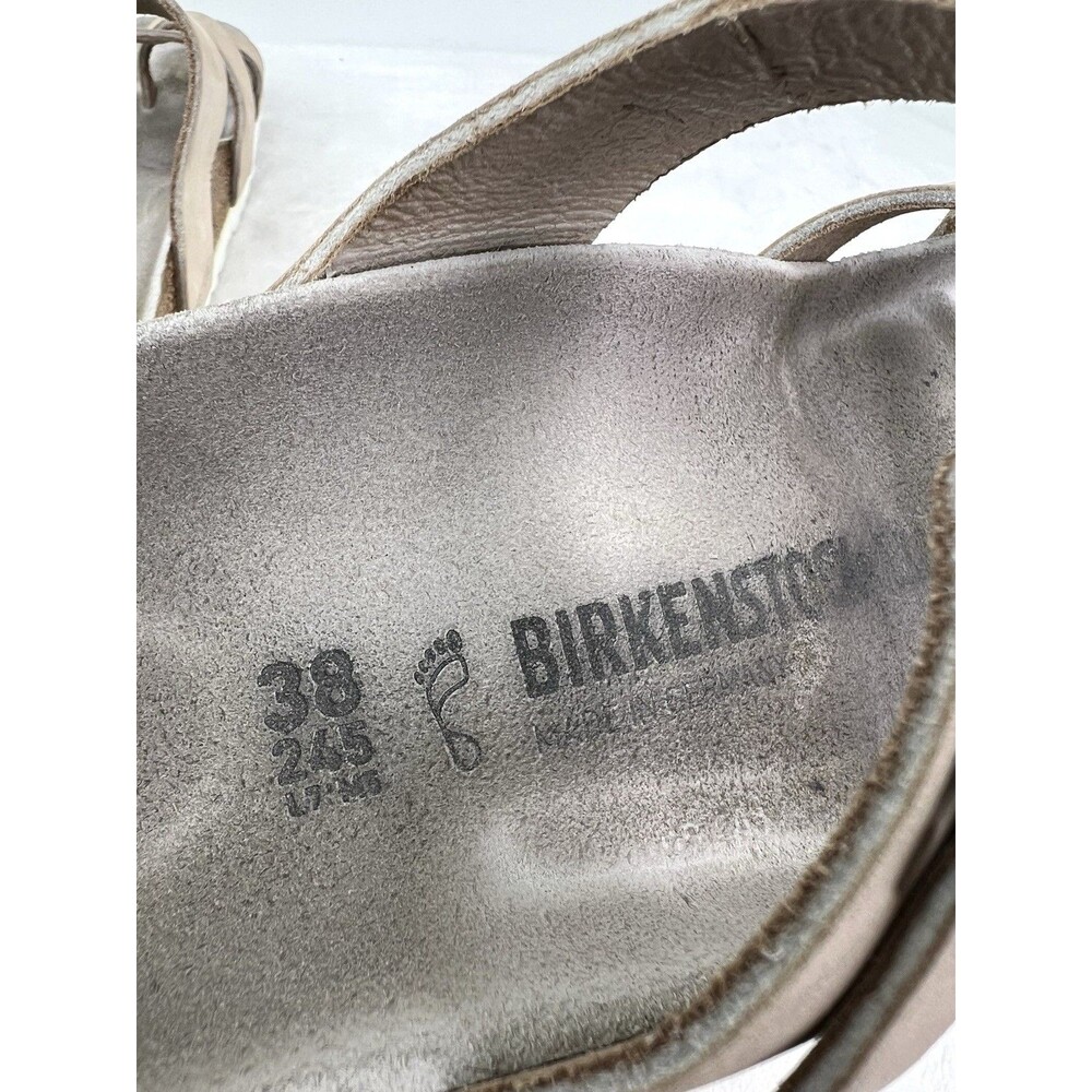 Birkenstock Mayari Lilac Nubuck Leather Sandals Womens Size 7 US / 38 Reg - Picture 9 of 10